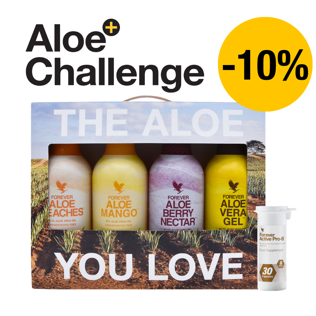 Duo 30 jours : 4-Pack Mix + Forever Active Pro-B