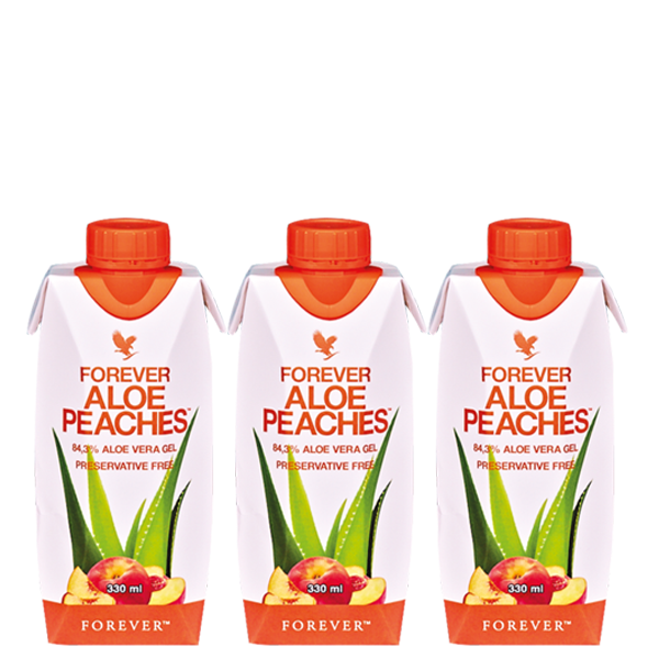 Tripack Aloe Peaches Mini 330 ml